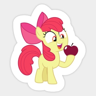 Apple Bloom with an apple Sticker
